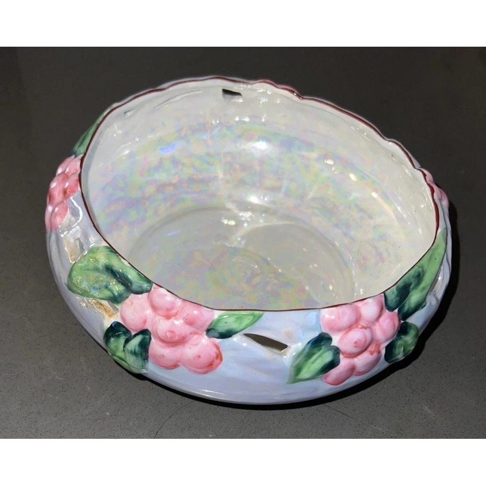 Vintage TRICO Lusterware Bowl Large 9" Japan